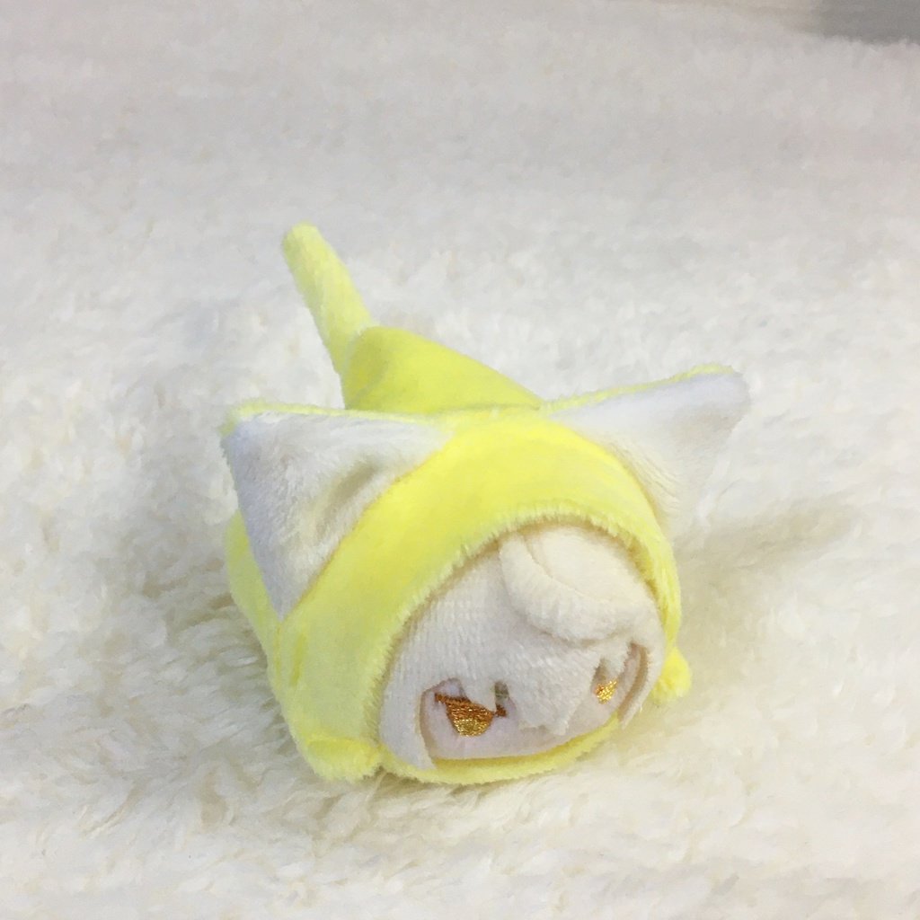 もちマスミニ着ぐるみ ねこ レモンイエロー