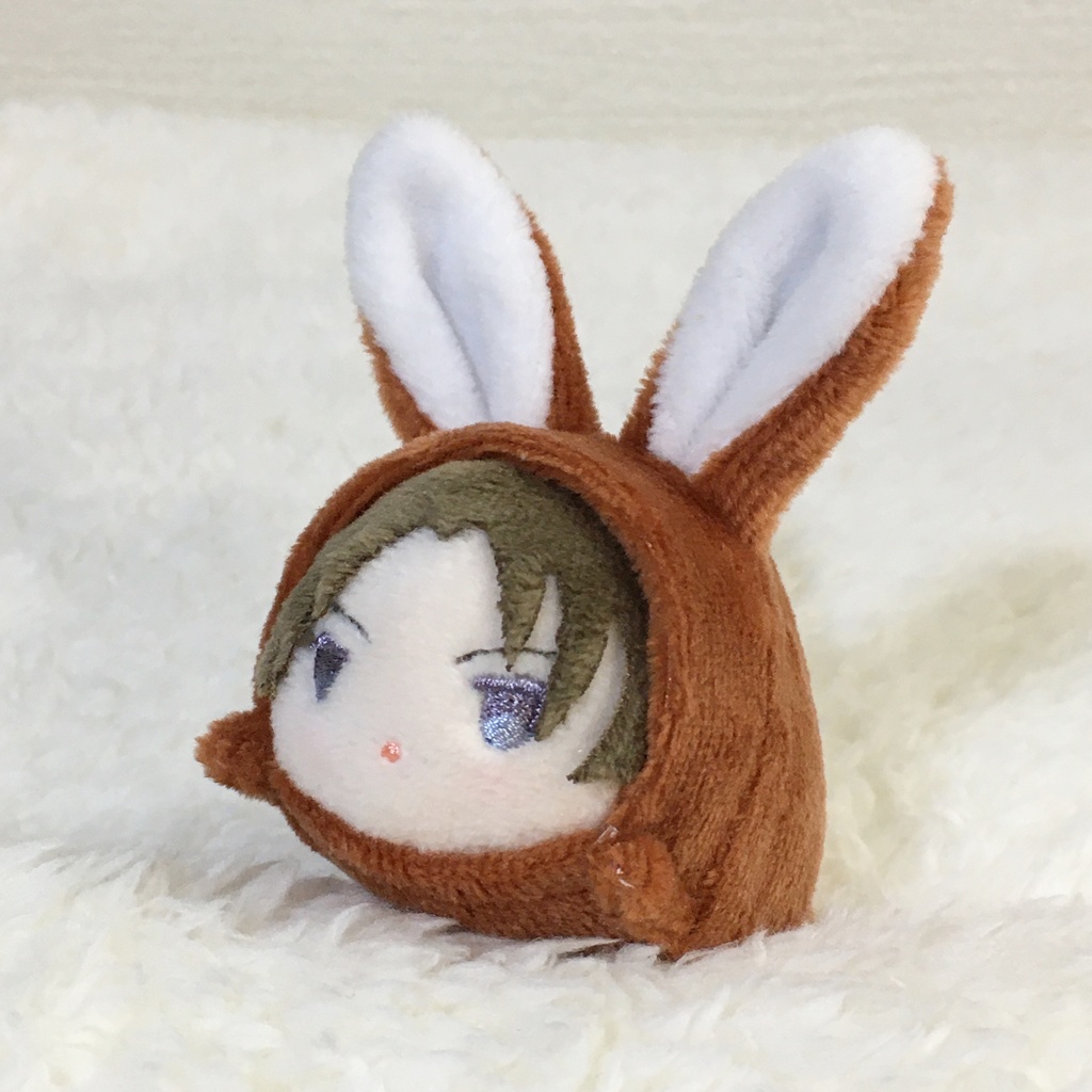 もちマスミニ着ぐるみ うさぎ ティーブラウン