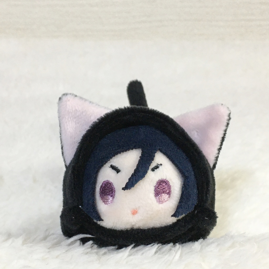 もちマスミニ着ぐるみ ねこ ブラック&ネールピンク