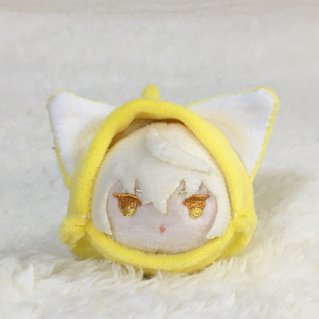 もちマスミニ着ぐるみ ねこ イエロー