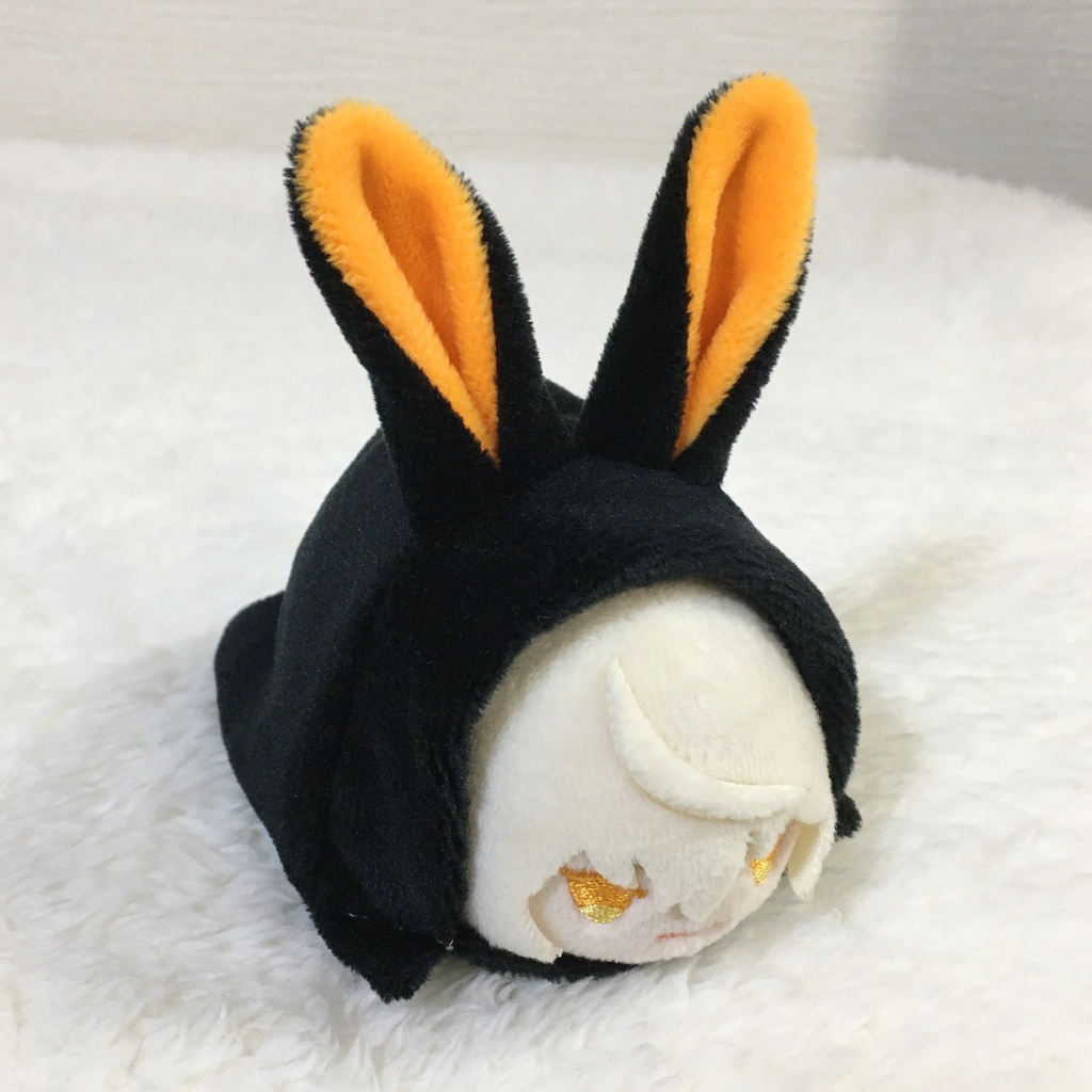 もちマス/もちころりん着ぐるみ うさぎ ブラック&オレンジ