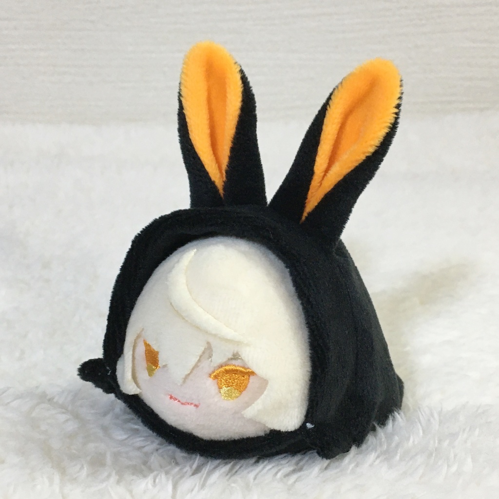 もちマス/もちころりん着ぐるみ うさぎ ブラック&オレンジ