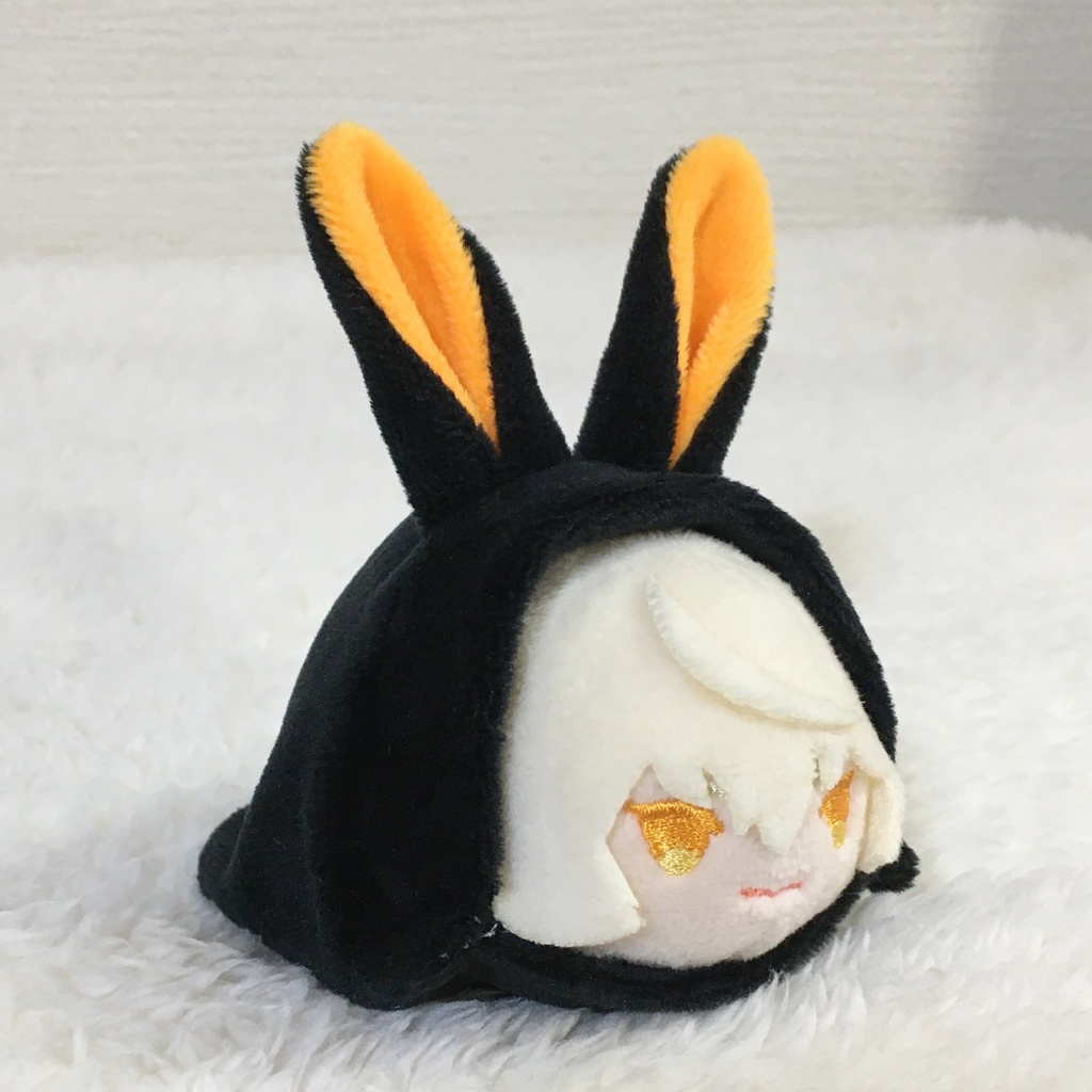 もちマス/もちころりん着ぐるみ うさぎ ブラック&オレンジ