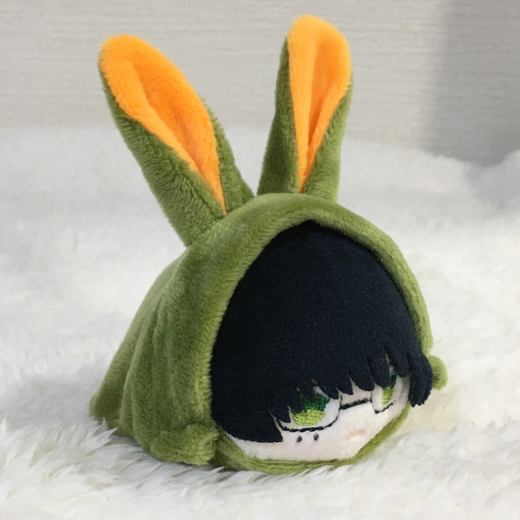 もちマス/もちころりん着ぐるみ うさぎ カーキ&オレンジ