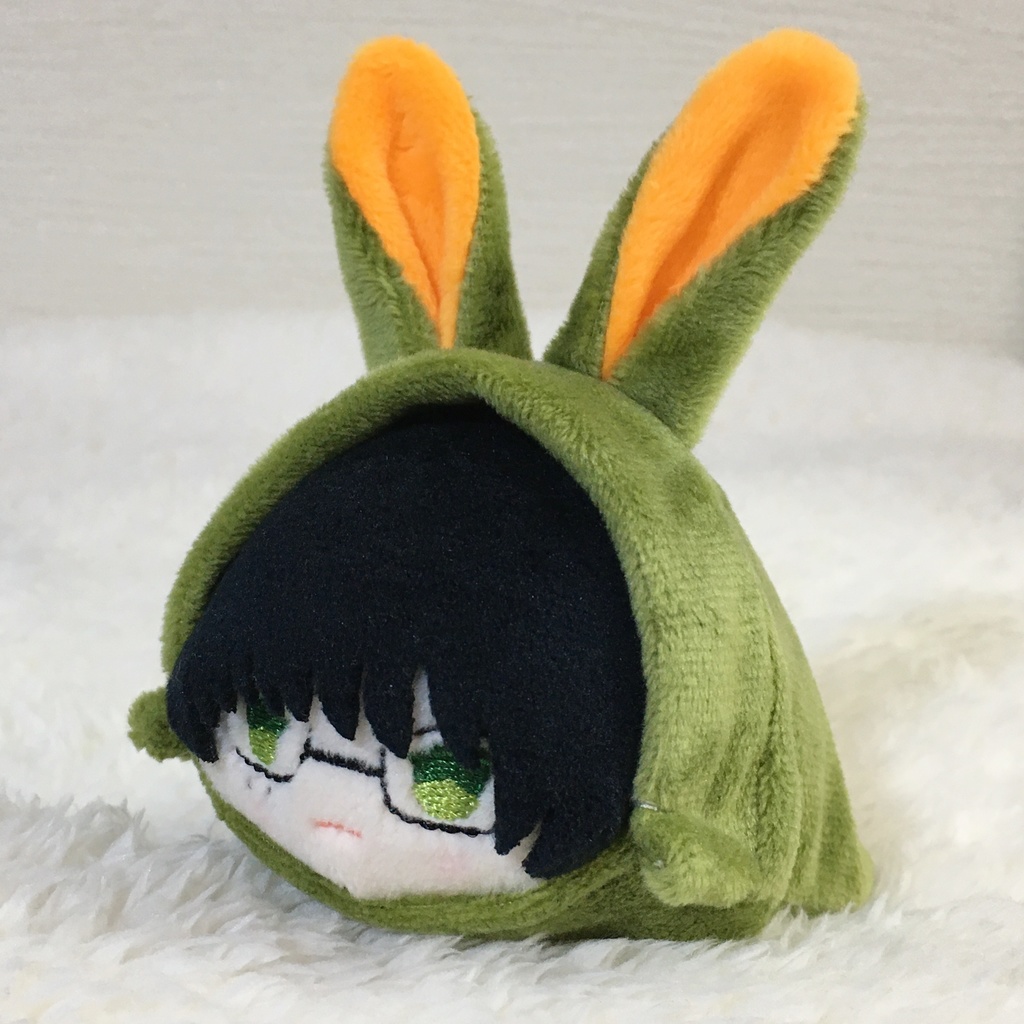 もちマス/もちころりん着ぐるみ うさぎ カーキ&オレンジ