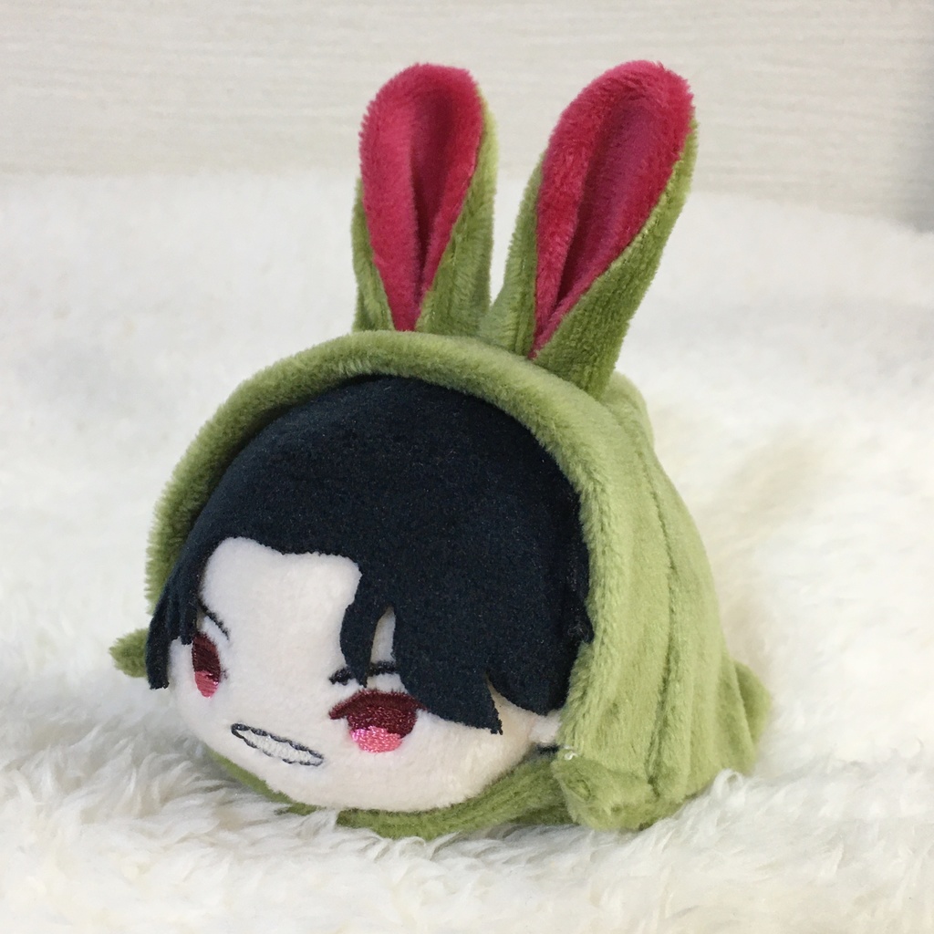 もちマス/もちころりん着ぐるみ うさぎ カーキ&ローズピンク