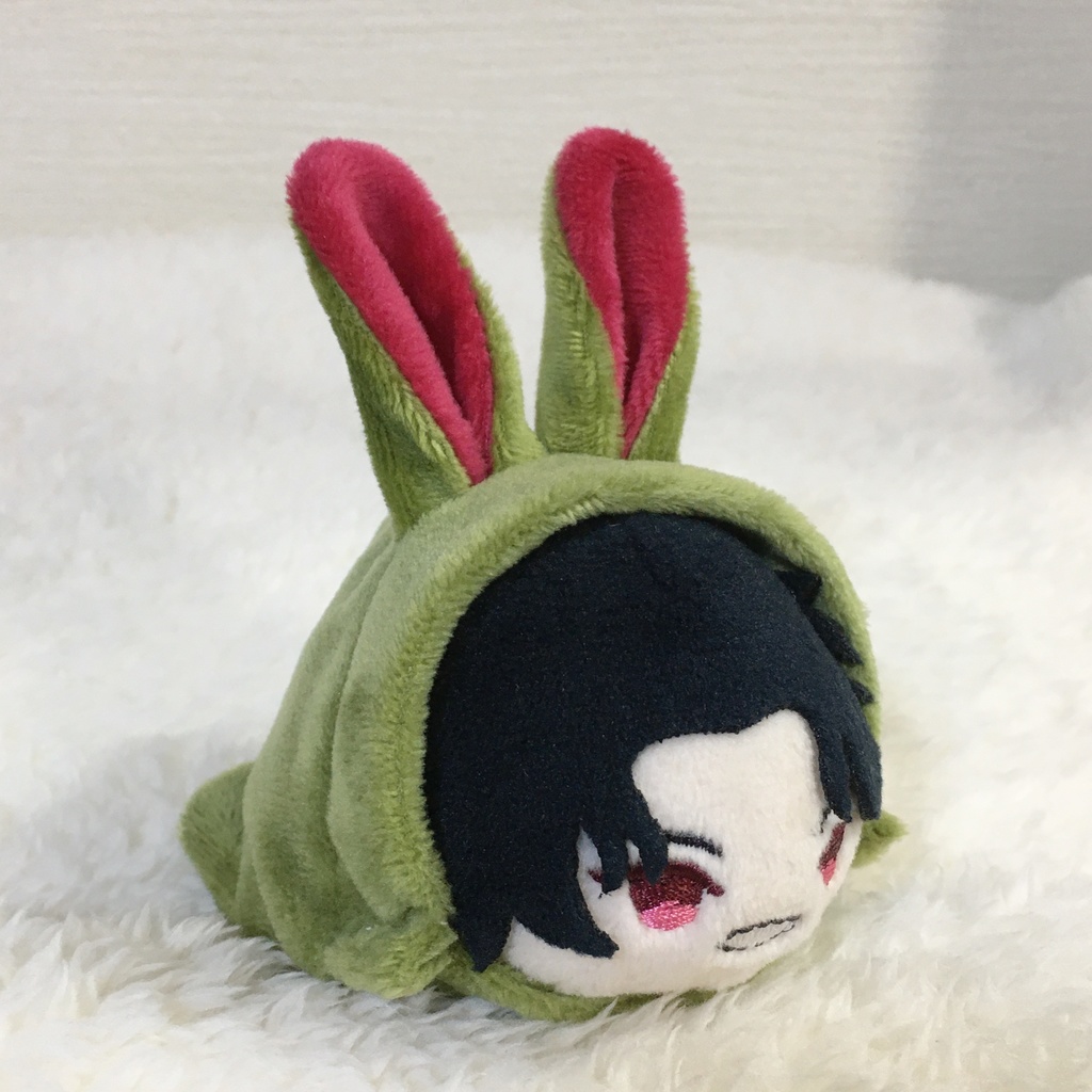 もちマス/もちころりん着ぐるみ うさぎ カーキ&ローズピンク