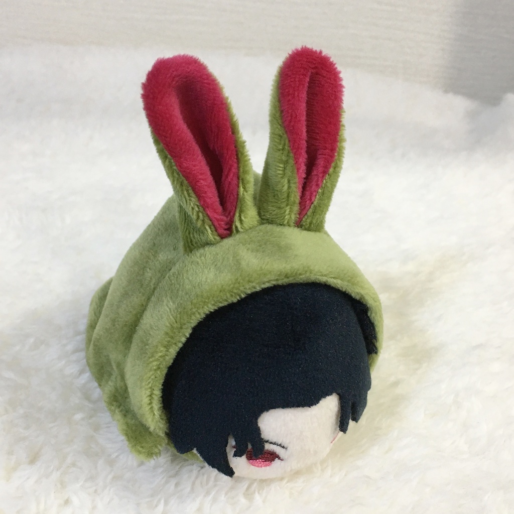 もちマス/もちころりん着ぐるみ うさぎ カーキ&ローズピンク