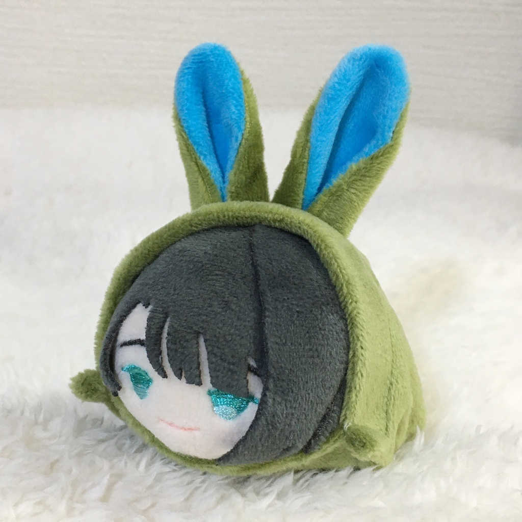 もちマス/もちころりん着ぐるみ うさぎ カーキ&アクアブルー