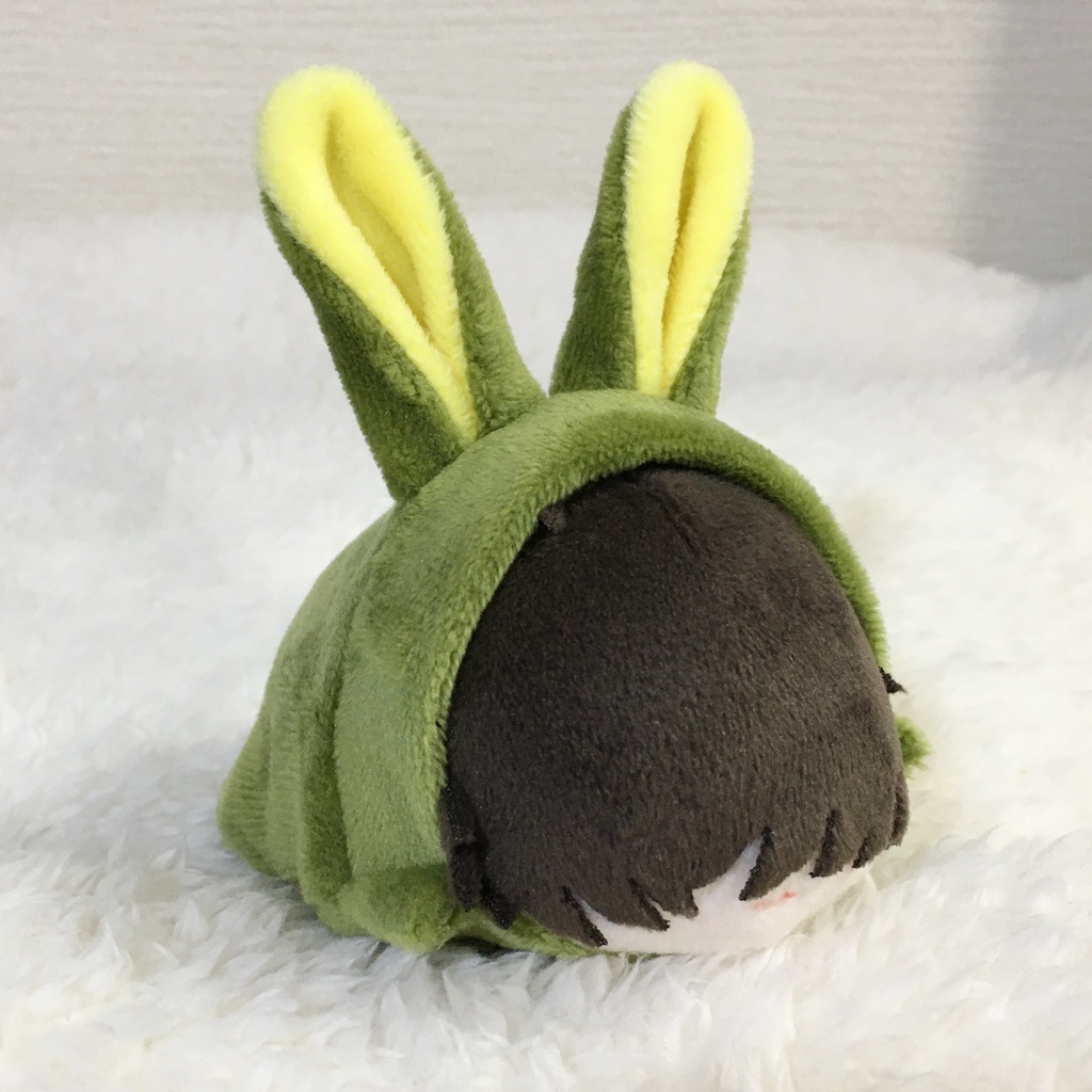 もちマス/もちころりん着ぐるみ うさぎ カーキ&レモンイエロー