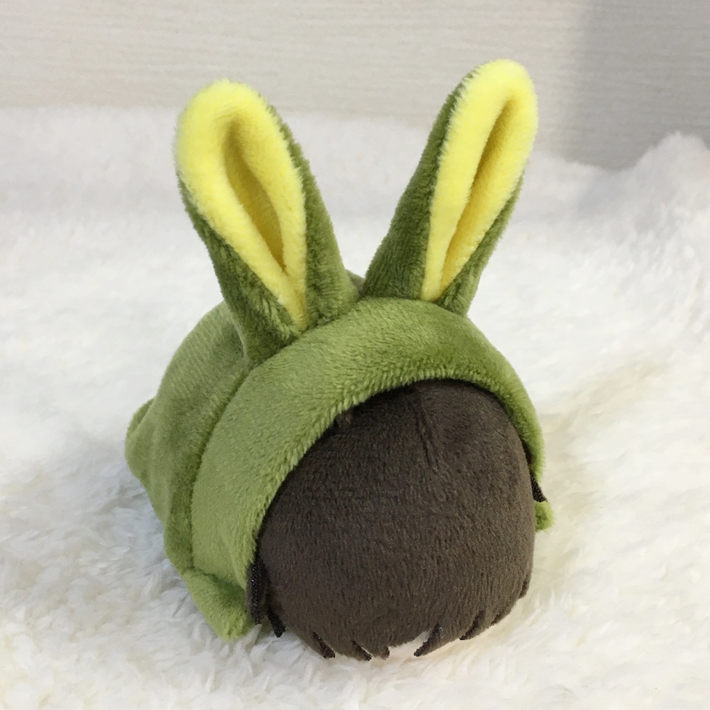もちマス/もちころりん着ぐるみ うさぎ カーキ&レモンイエロー