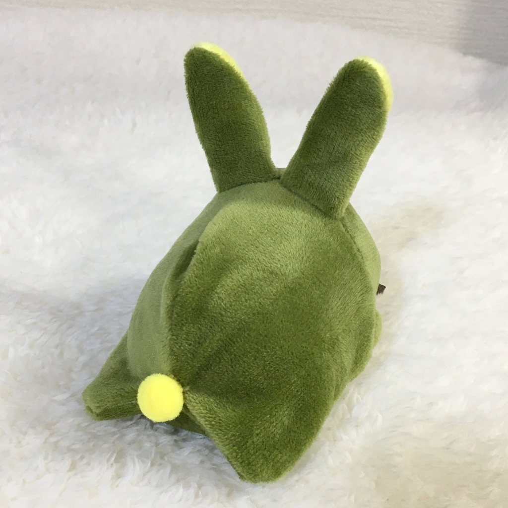 もちマス/もちころりん着ぐるみ うさぎ カーキ&レモンイエロー