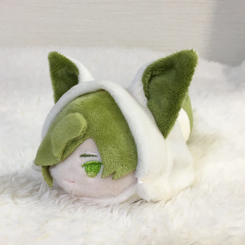 もちマス/もちころりん着ぐるみ きつね ミルク&カーキ