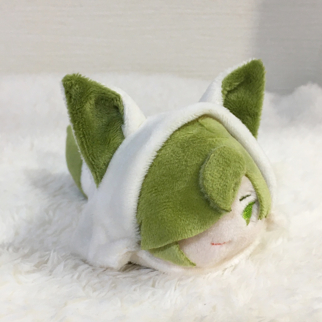 もちマス/もちころりん着ぐるみ きつね ミルク&カーキ