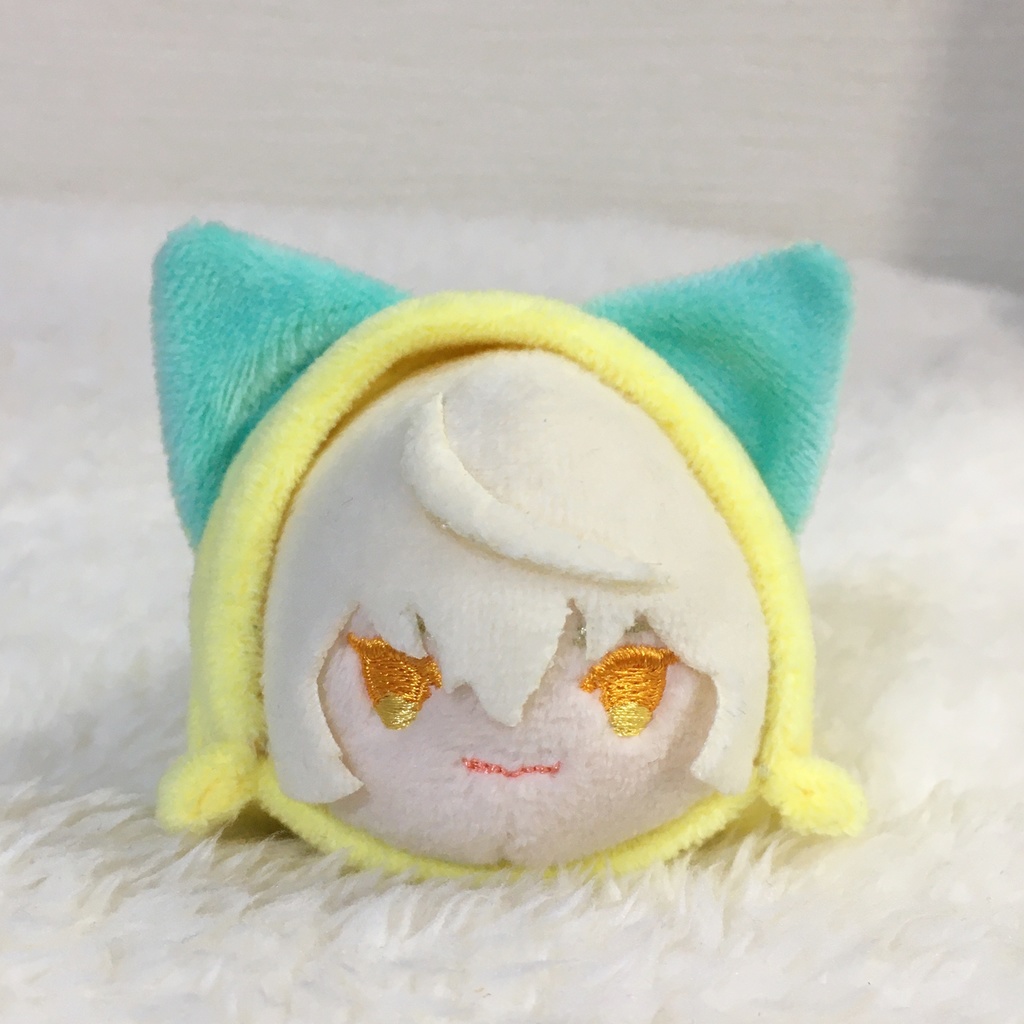 もちマス/もちころりん着ぐるみ ねこ レモンイエロー&ミントグリーン