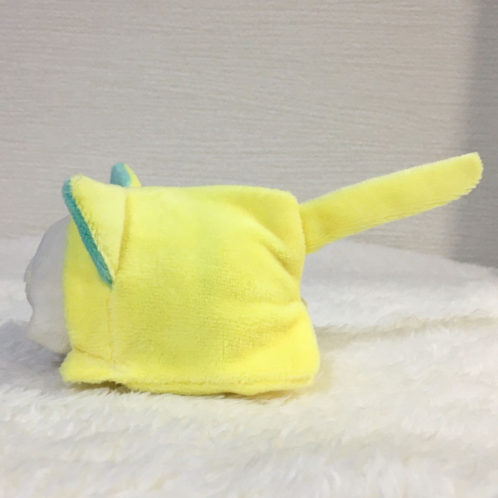 もちマス/もちころりん着ぐるみ ねこ レモンイエロー&ミントグリーン