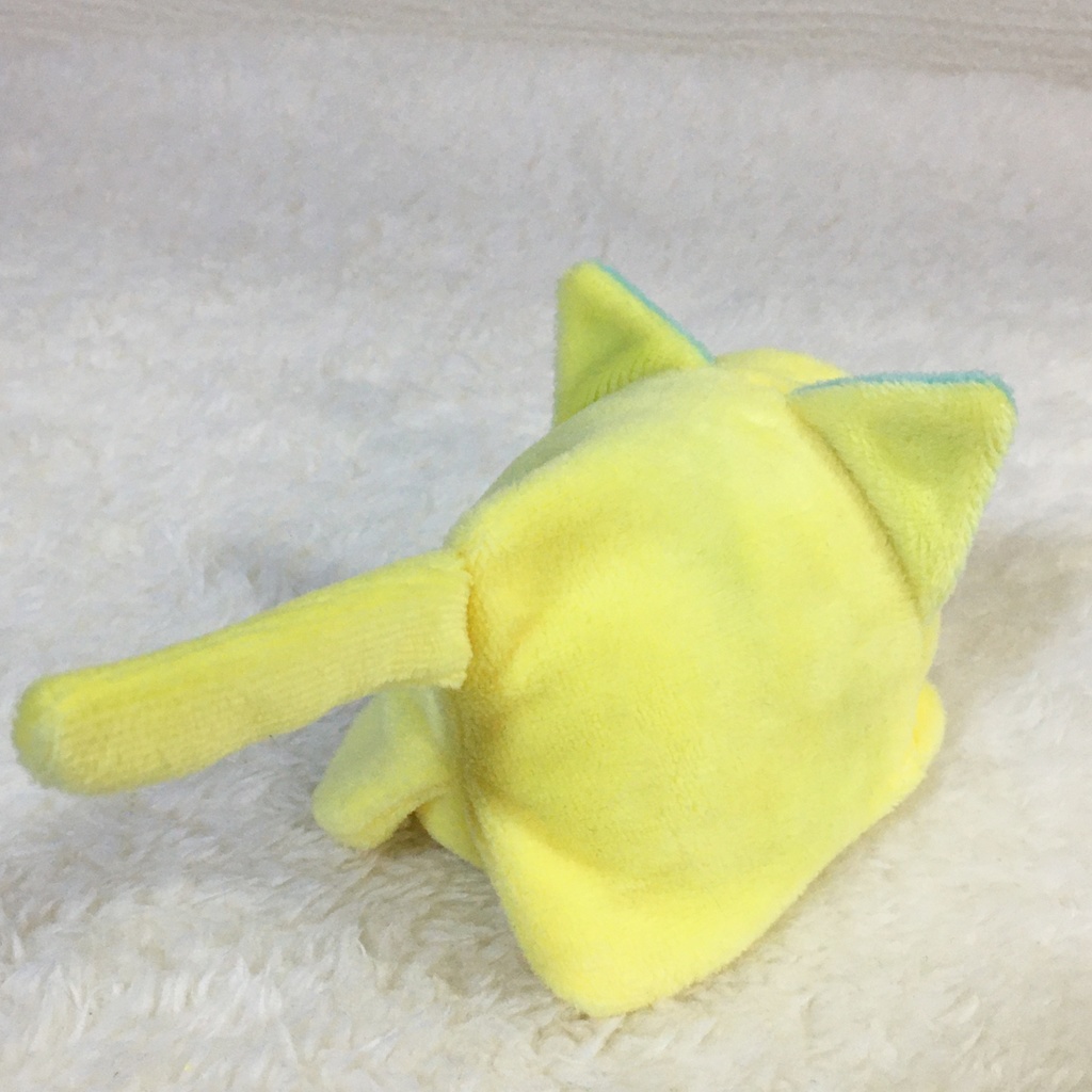 もちマス/もちころりん着ぐるみ ねこ レモンイエロー&ミントグリーン