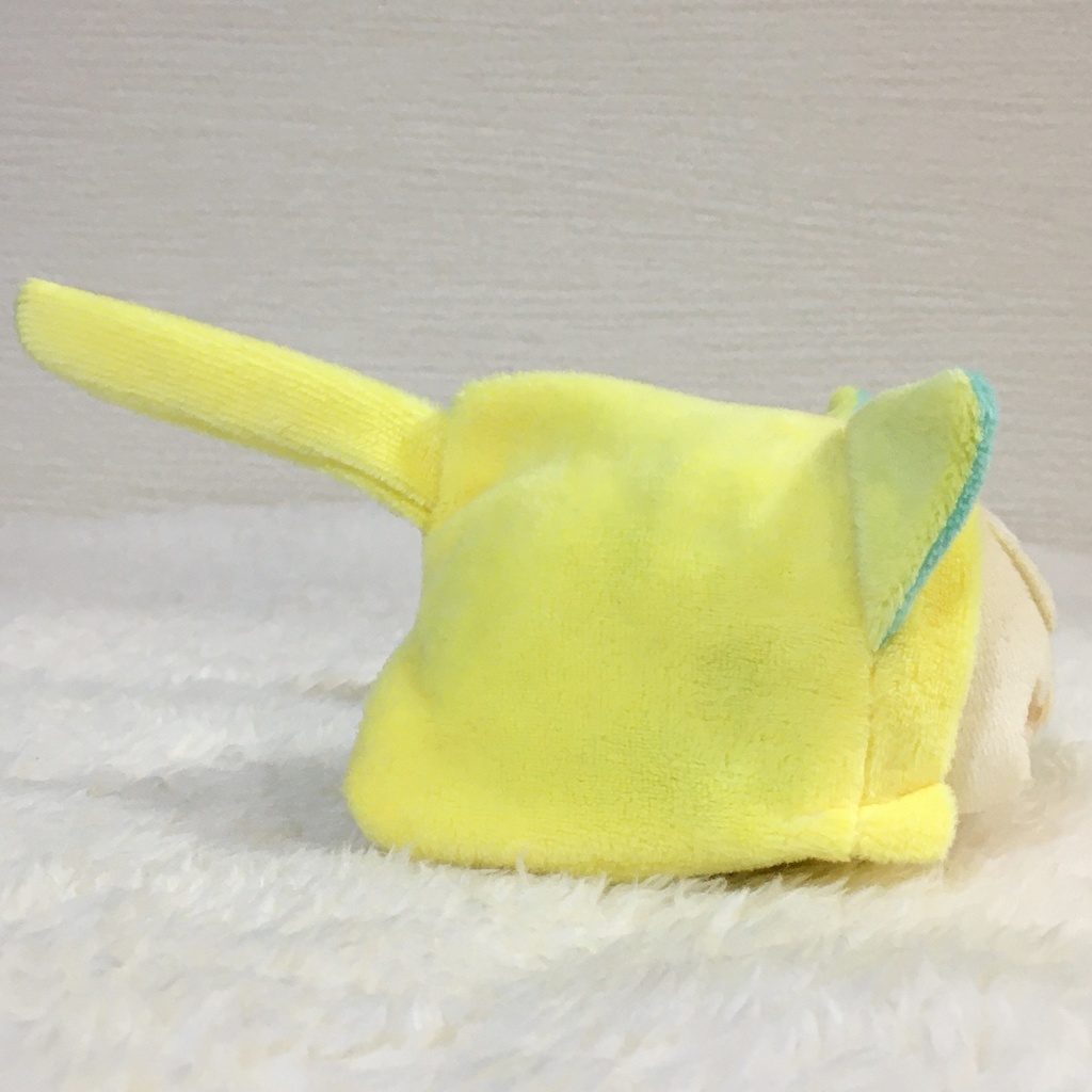 もちマス/もちころりん着ぐるみ ねこ レモンイエロー&ミントグリーン
