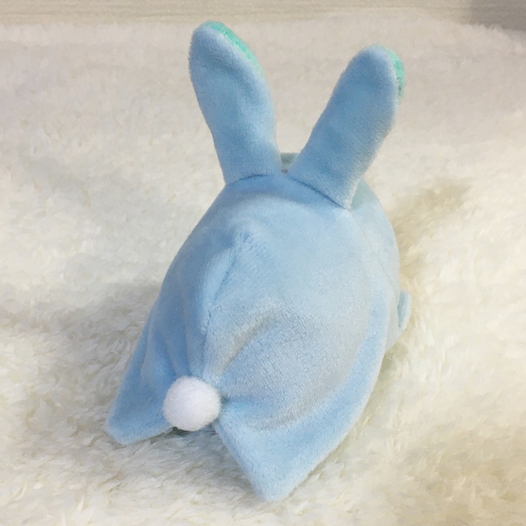 もちマス/もちころりん着ぐるみ うさぎ ベビーブルー&ミントグリーン