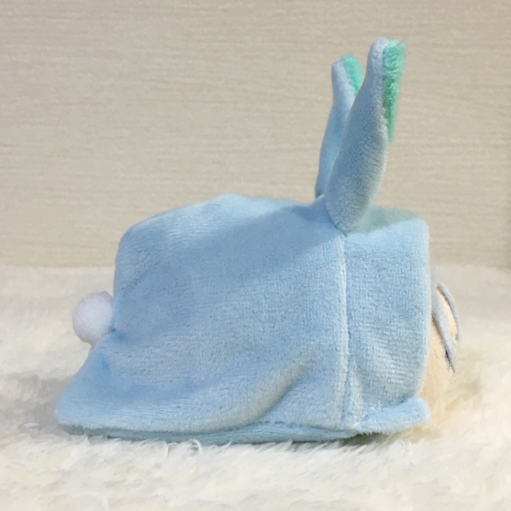 もちマス/もちころりん着ぐるみ うさぎ ベビーブルー&ミントグリーン