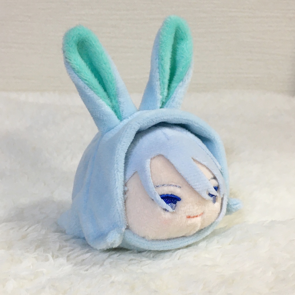 もちマス/もちころりん着ぐるみ うさぎ ベビーブルー&ミントグリーン