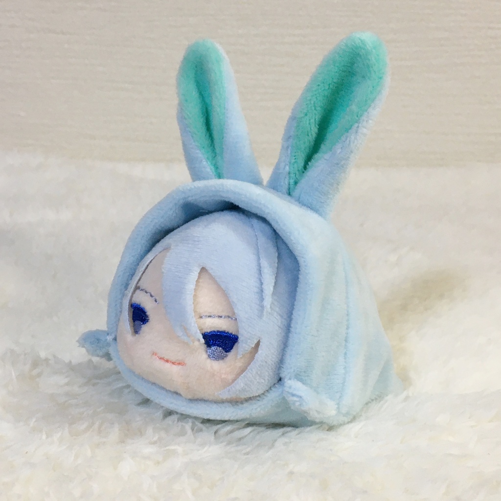 もちマス/もちころりん着ぐるみ うさぎ ベビーブルー&ミントグリーン