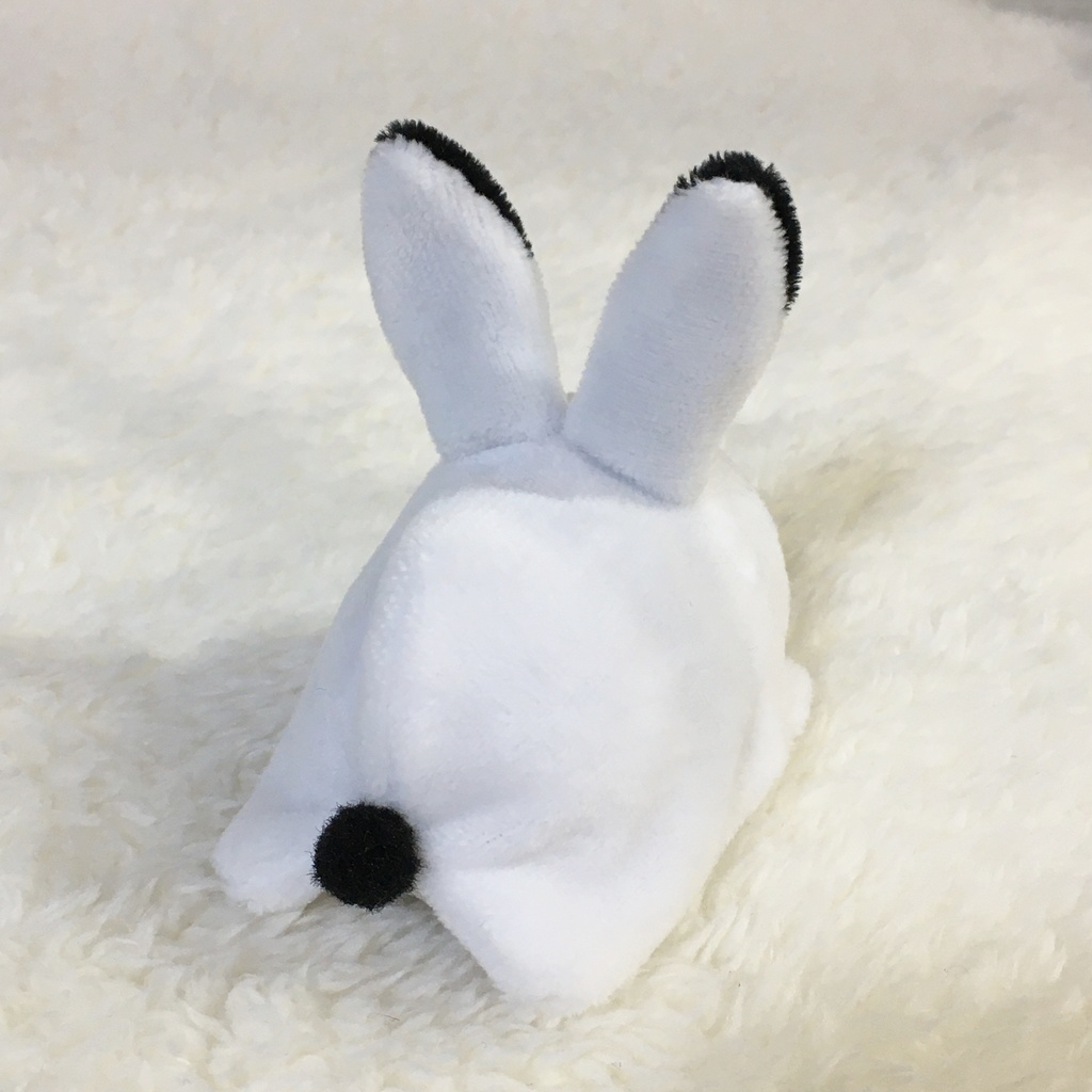もちマスミニ着ぐるみ うさぎ ホワイト&ブラック