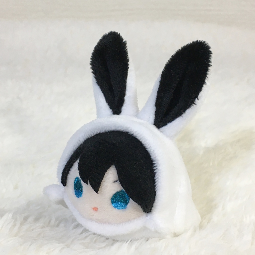 もちマスミニ着ぐるみ うさぎ ホワイト&ブラック