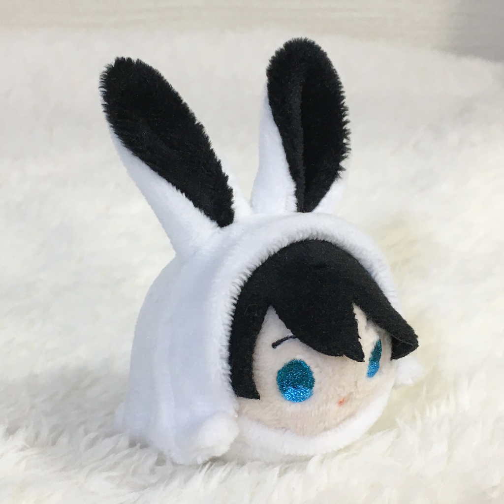 もちマスミニ着ぐるみ うさぎ ホワイト&ブラック