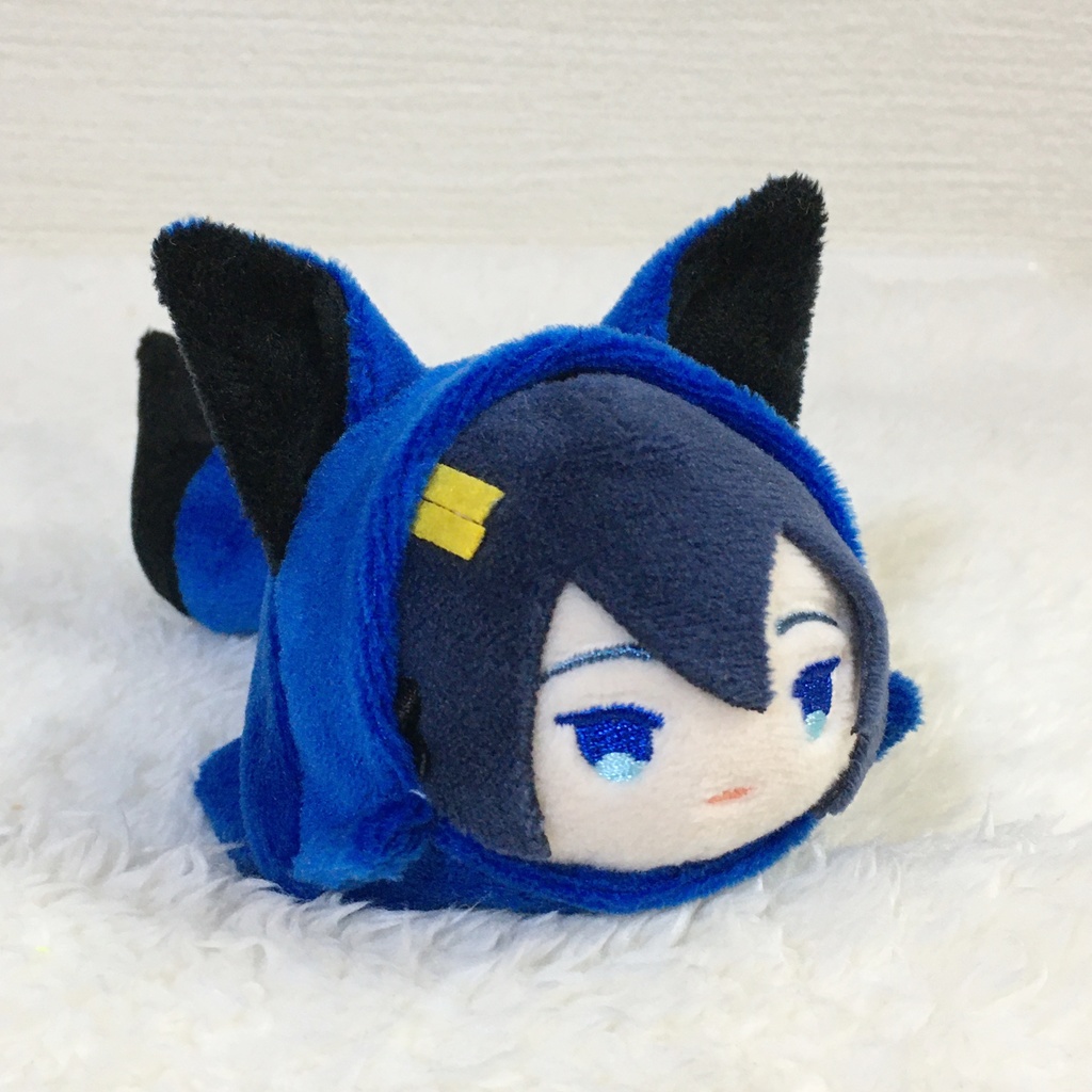 もちマス/もちころりん着ぐるみ きつね ブルー&ブラック