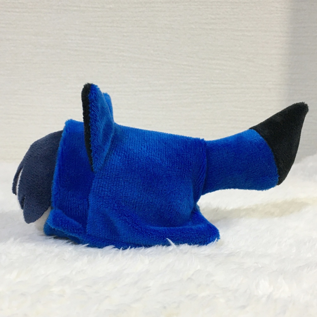 もちマス/もちころりん着ぐるみ きつね ブルー&ブラック