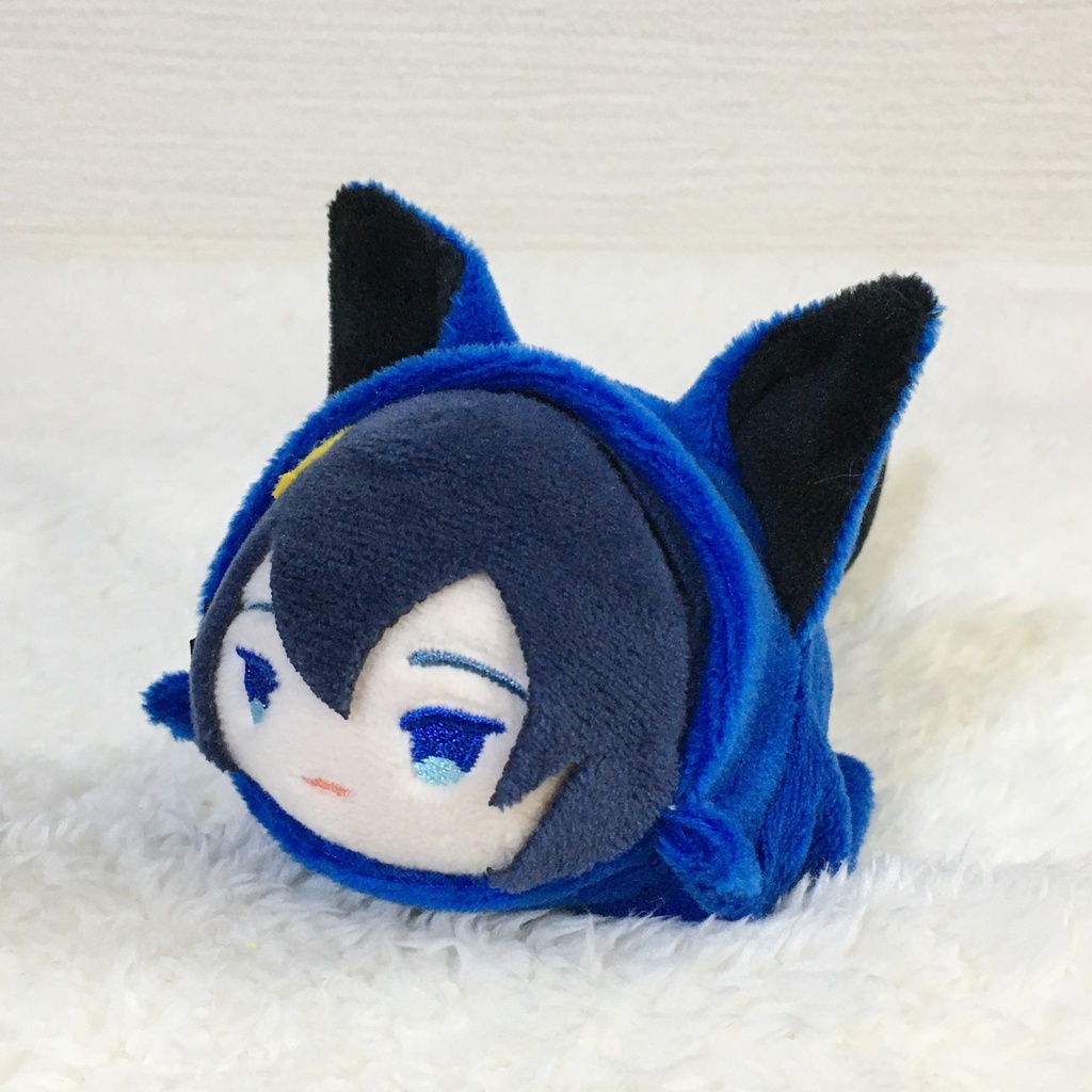 もちマス/もちころりん着ぐるみ きつね ブルー&ブラック