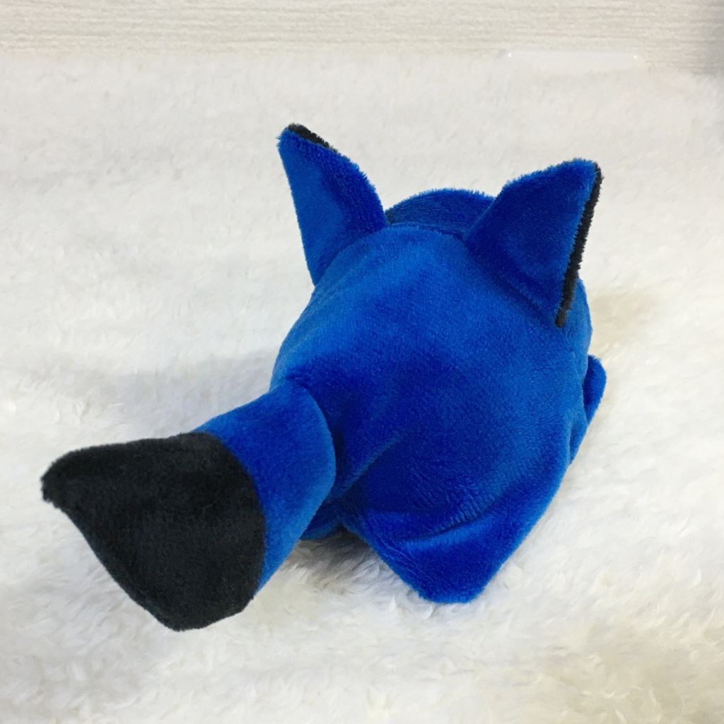 もちマス/もちころりん着ぐるみ きつね ブルー&ブラック