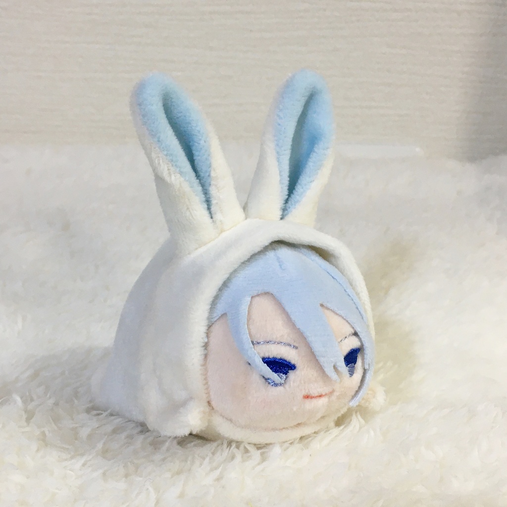 もちマス/もちころりん着ぐるみ うさぎ ミルク&ベビーブルー