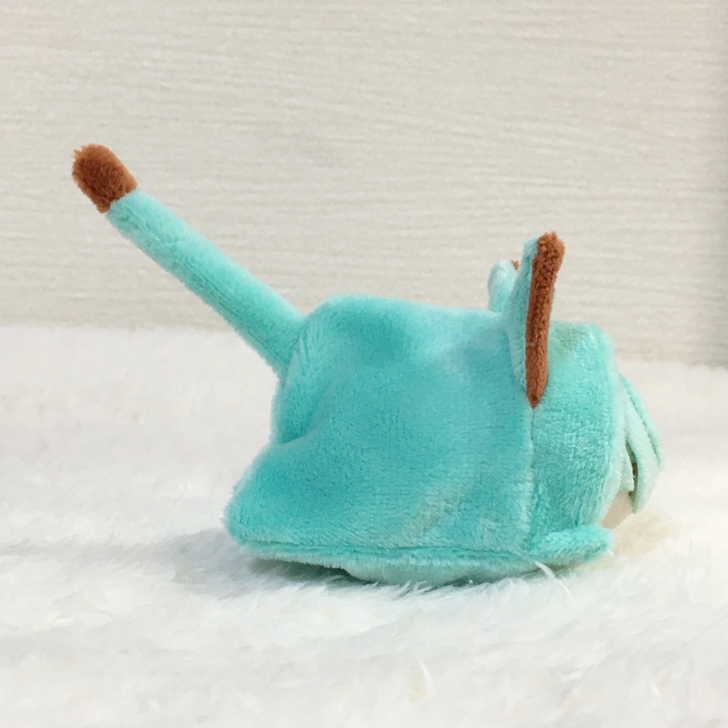 もちマスミニ着ぐるみ ねこ(耳折れ) チョコミント