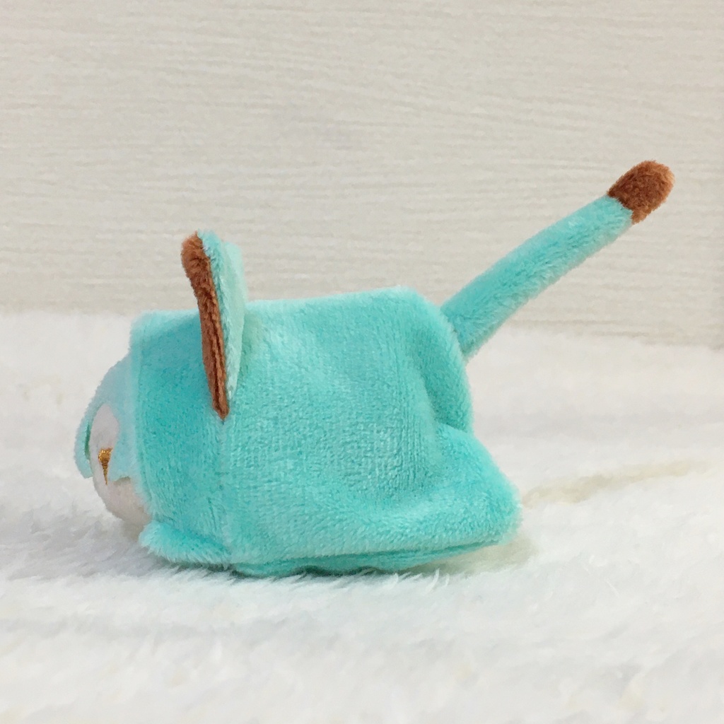 もちマスミニ着ぐるみ ねこ(耳折れ) チョコミント