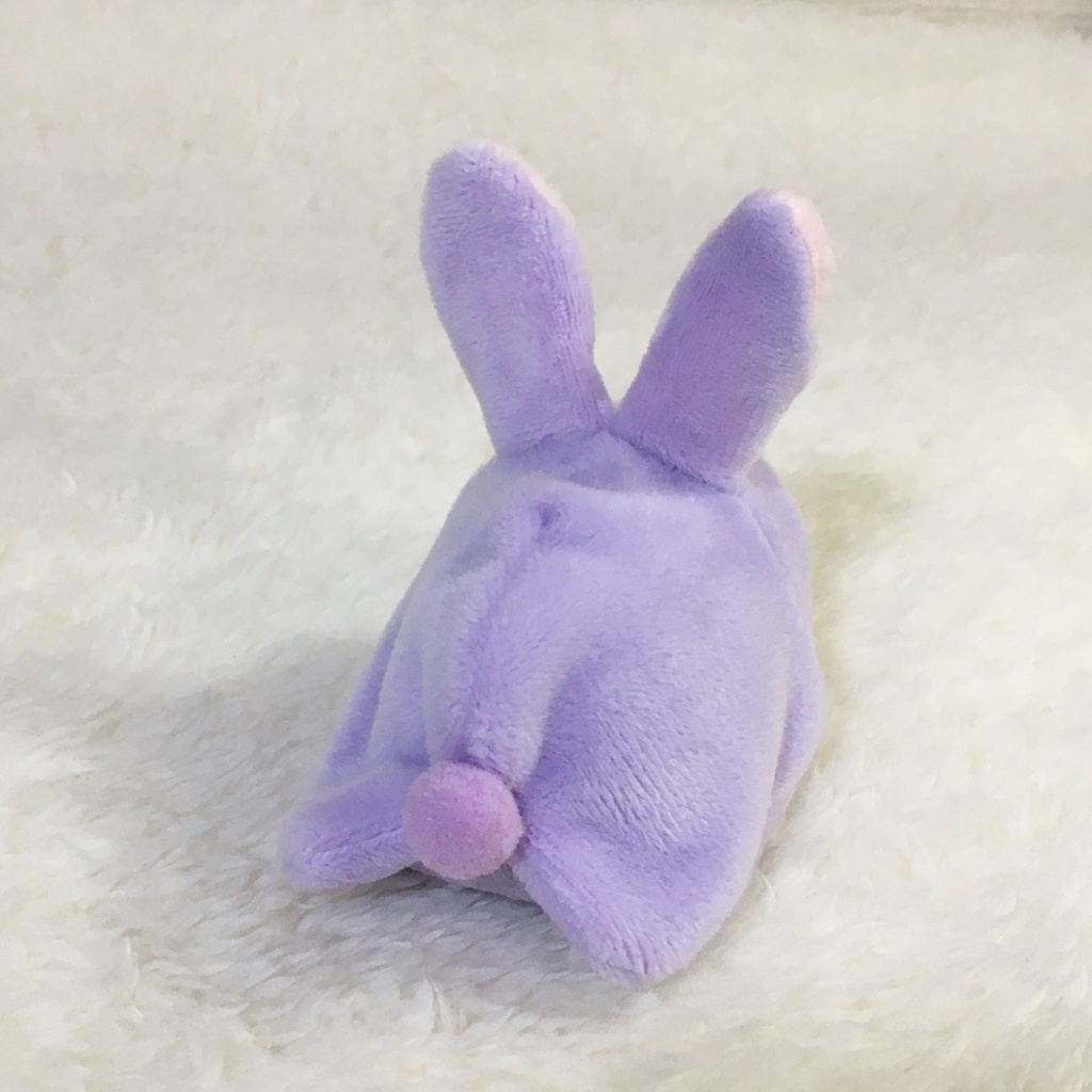 もちマスミニ着ぐるみ うさぎ ラベンダー&ネールピンク