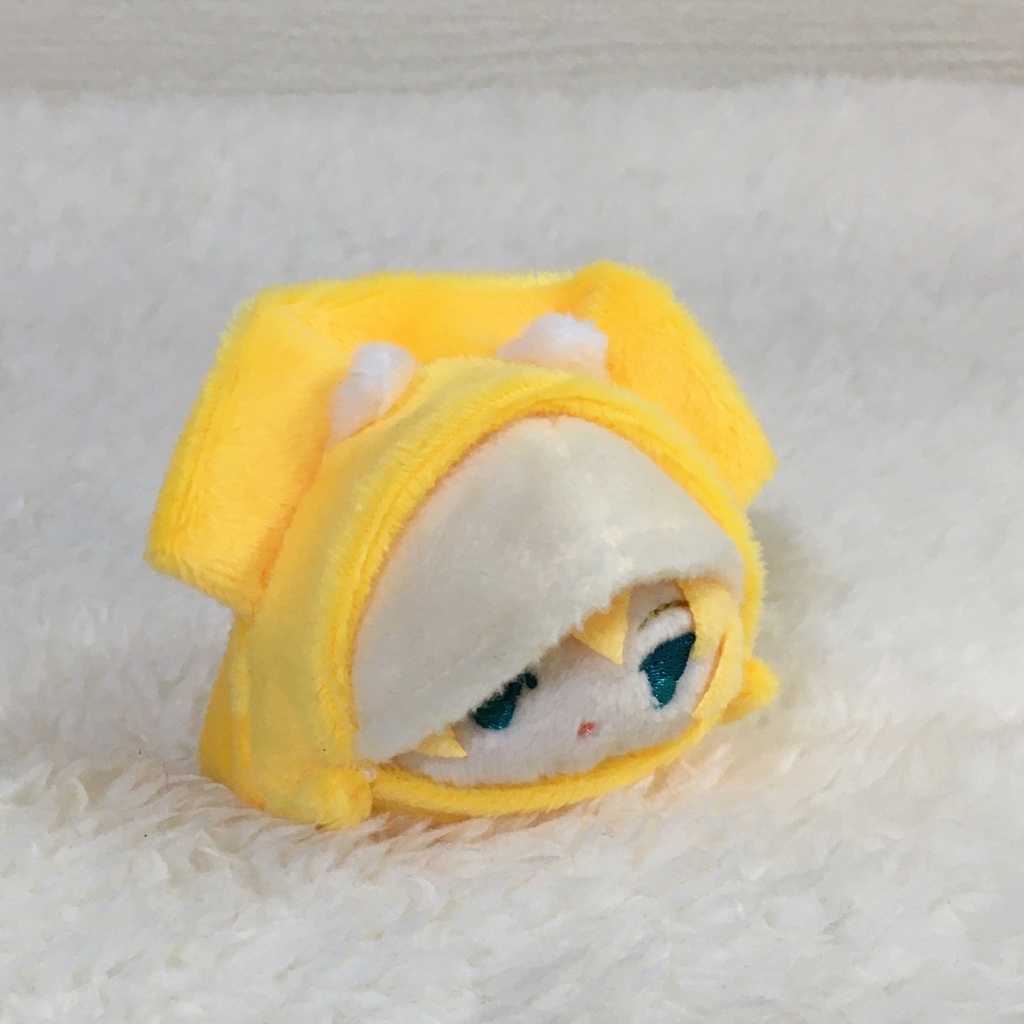 もちマスミニ着ぐるみ 恐竜 オレンジイエロー