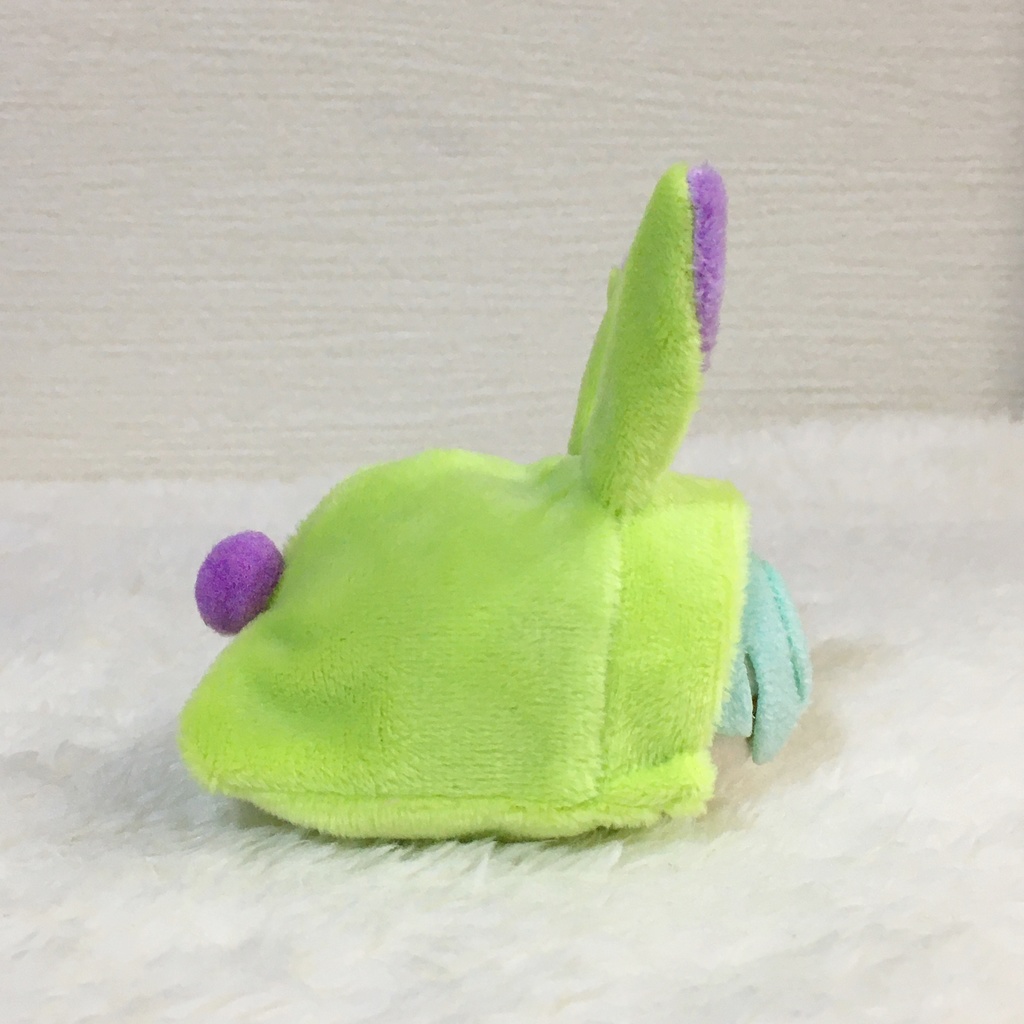 もちマスミニ着ぐるみ うさぎ ライムグリーン&パープル
