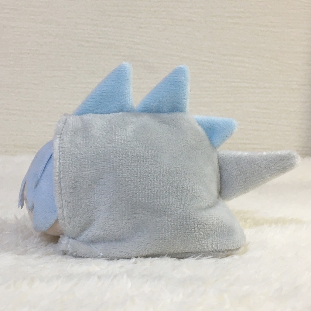 もちマス/もちころりん着ぐるみ 恐竜 ライトグレー&ベビーブルー