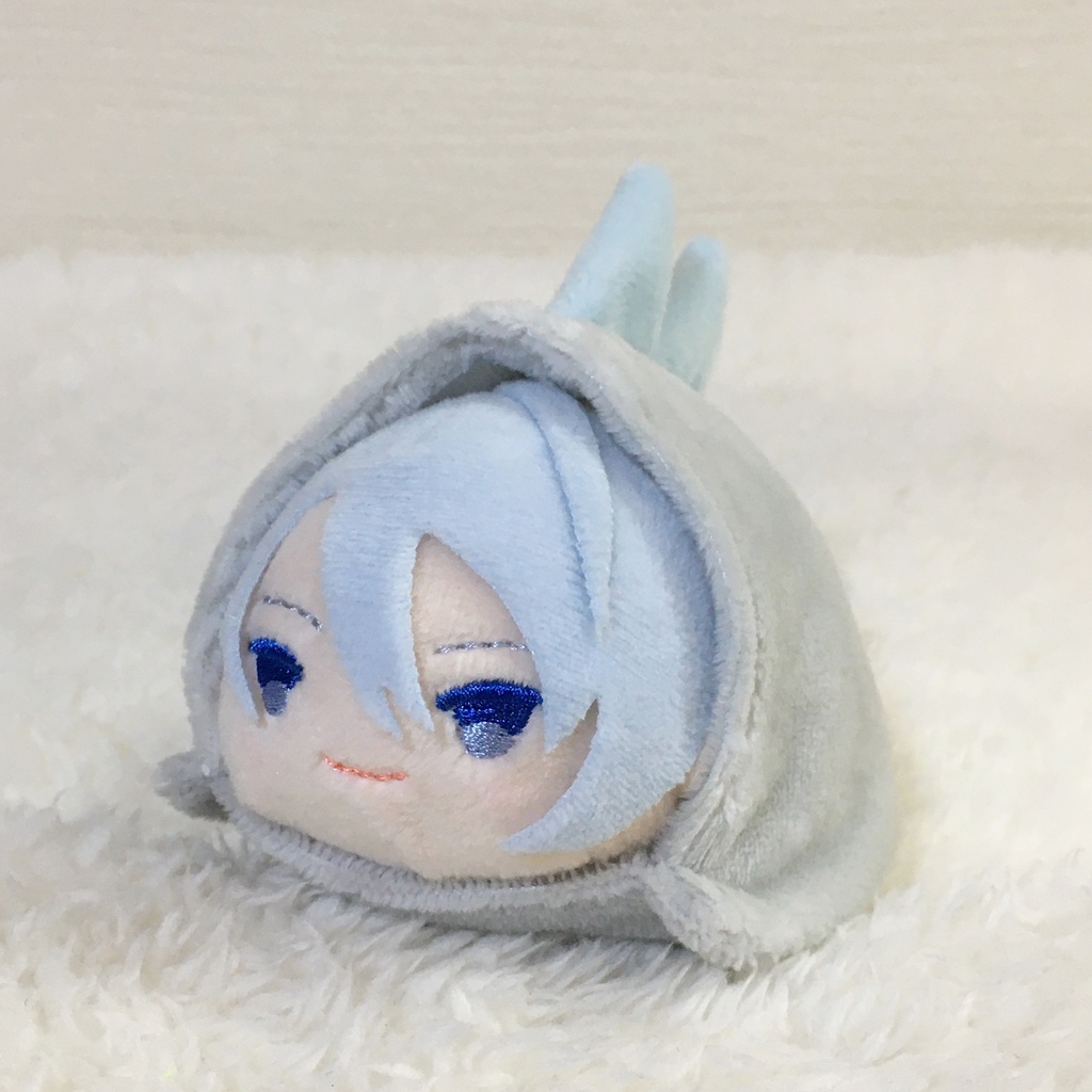 もちマス/もちころりん着ぐるみ 恐竜 ライトグレー&ベビーブルー