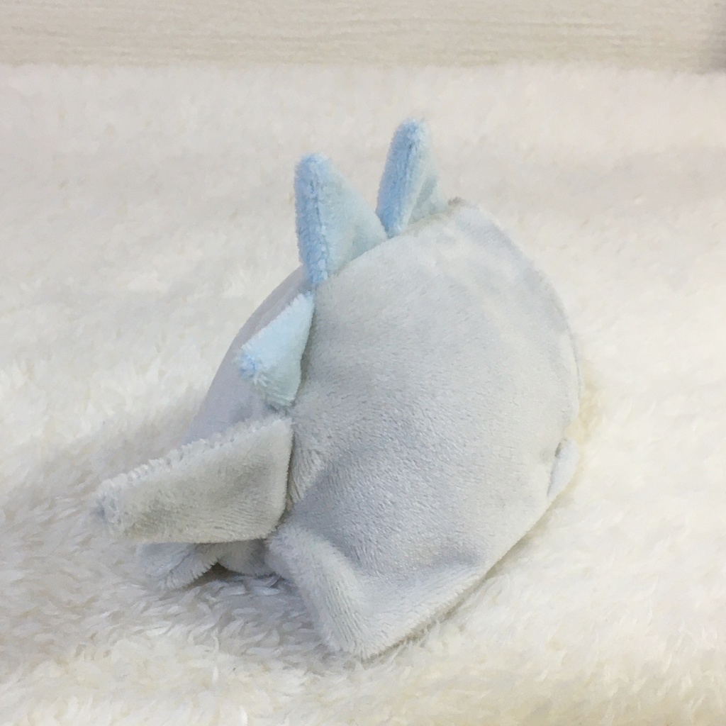 もちマス/もちころりん着ぐるみ 恐竜 ライトグレー&ベビーブルー