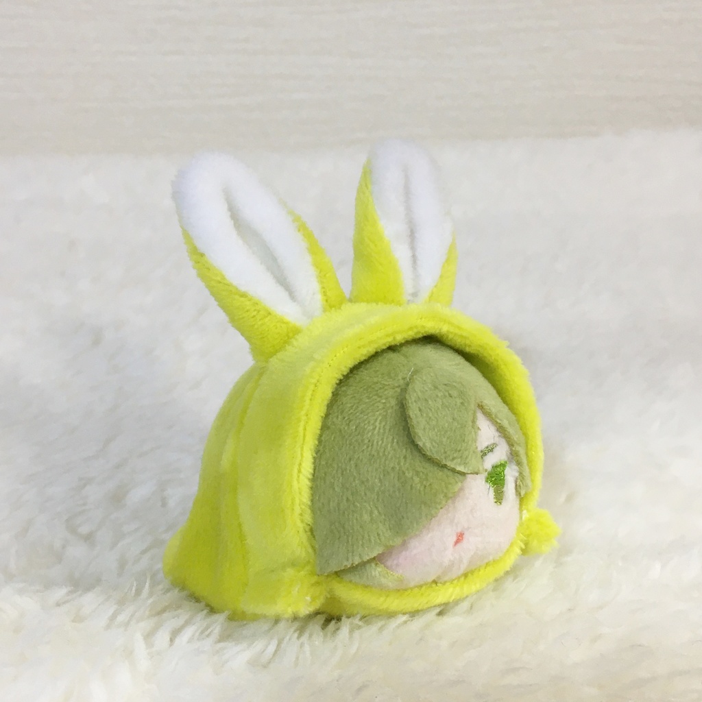 もちマスミニ着ぐるみ うさぎ 若草色