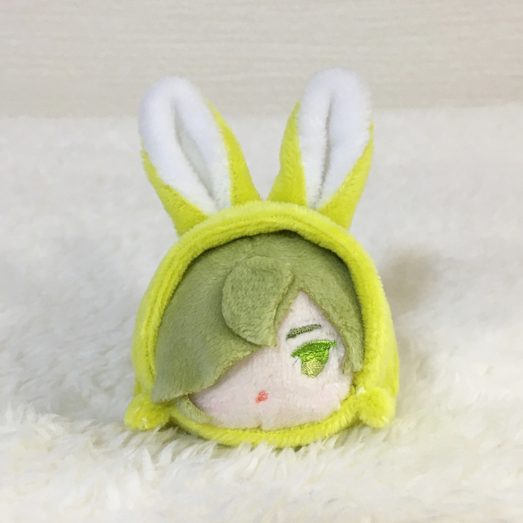 もちマスミニ着ぐるみ　うさぎ　若草色