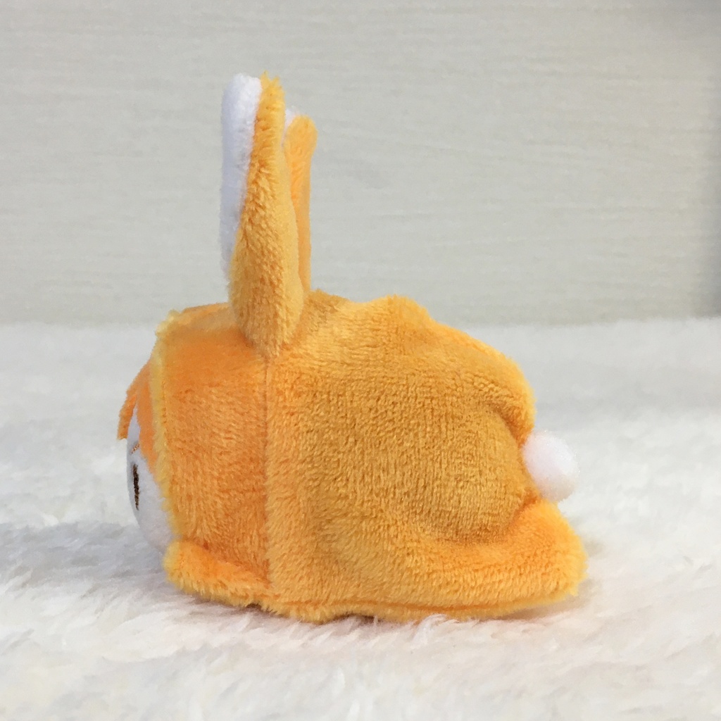もちマスミニ着ぐるみ うさぎ 柑子色