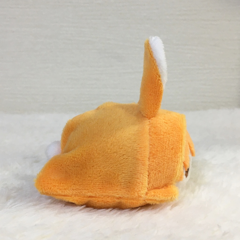 もちマスミニ着ぐるみ うさぎ 柑子色