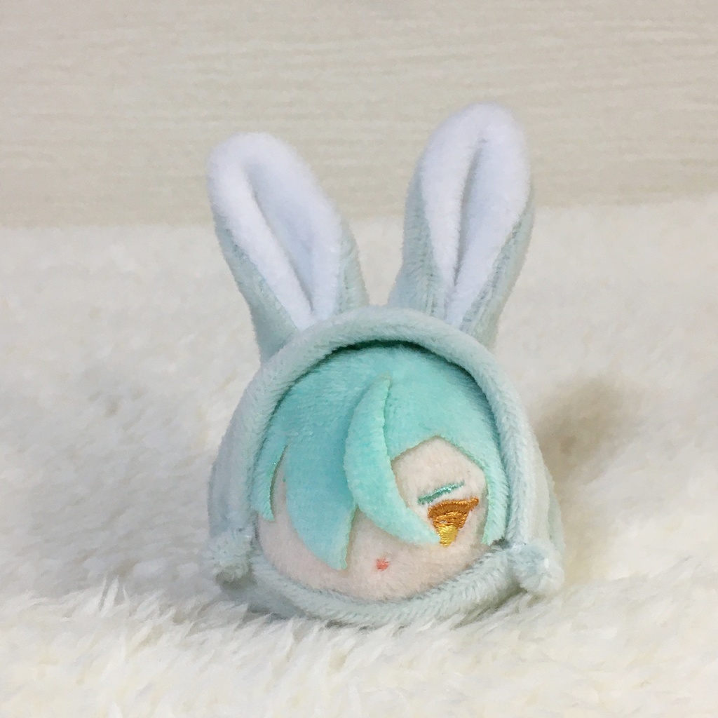 もちマスミニ着ぐるみ うさぎ アイスグリーン