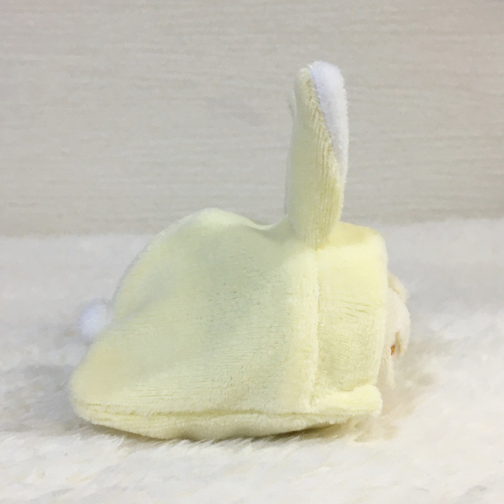 もちマスミニ着ぐるみ うさぎ クリームイエロー