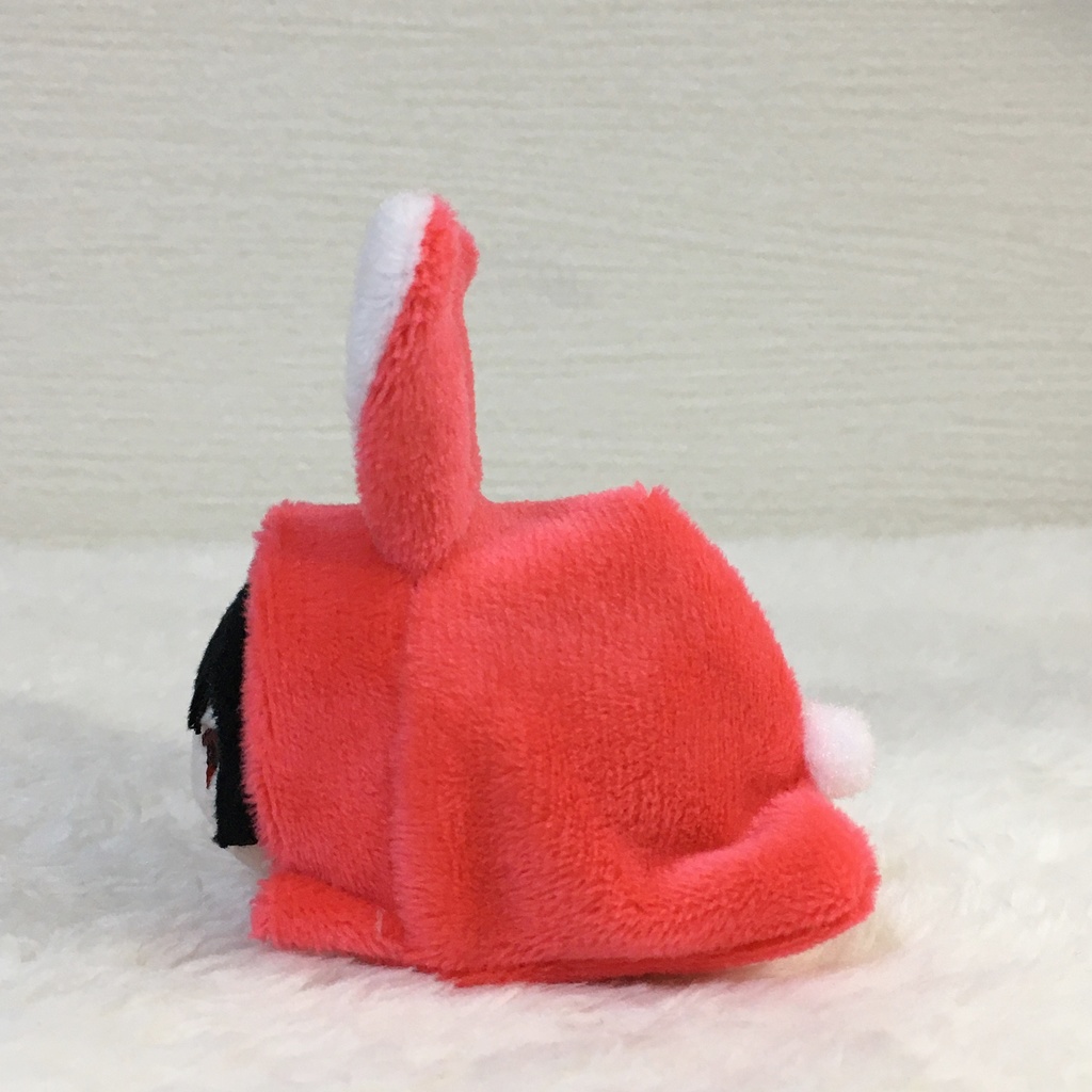 もちマスミニ着ぐるみ うさぎ コーラルレッド