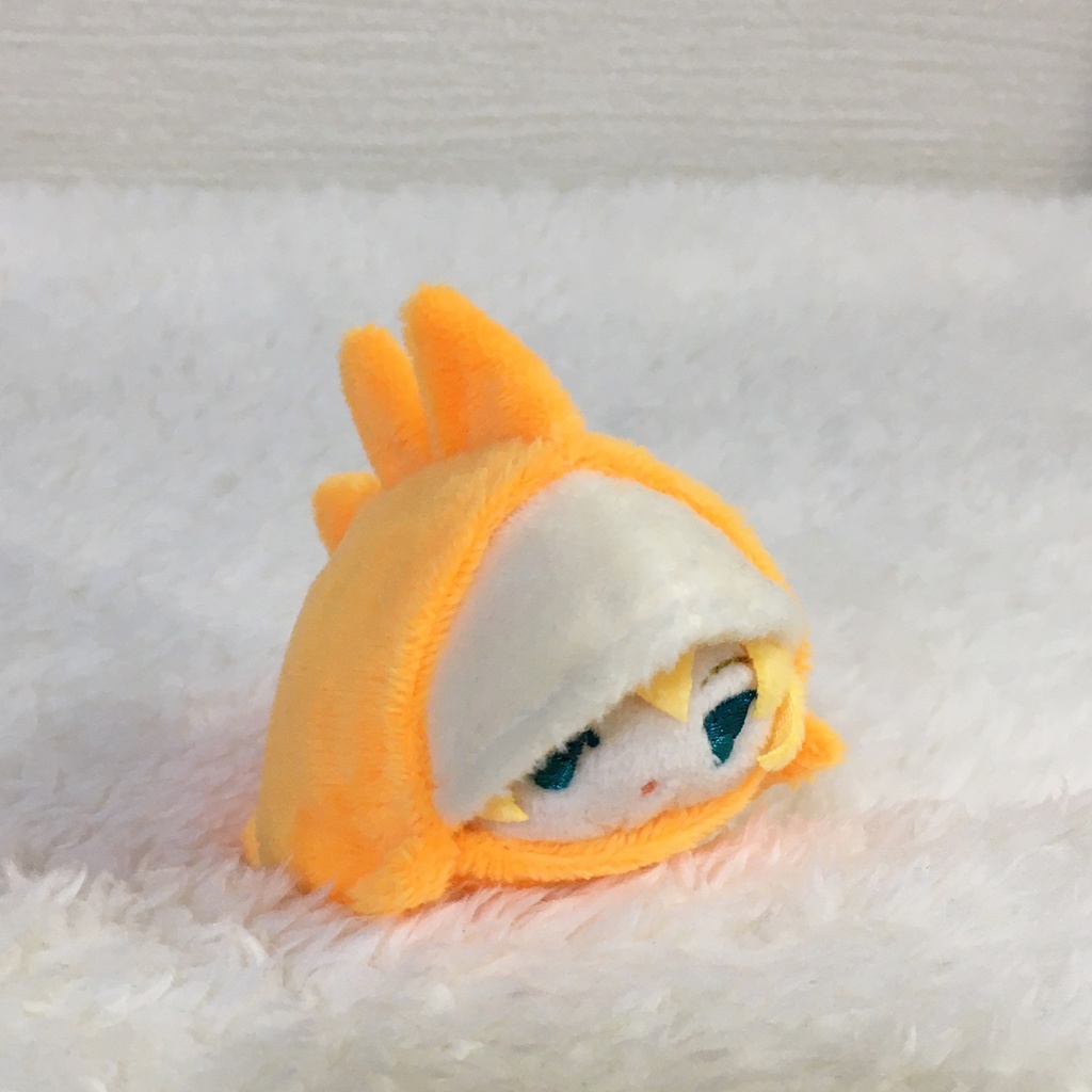 もちマスミニ着ぐるみ 恐竜 オレンジ